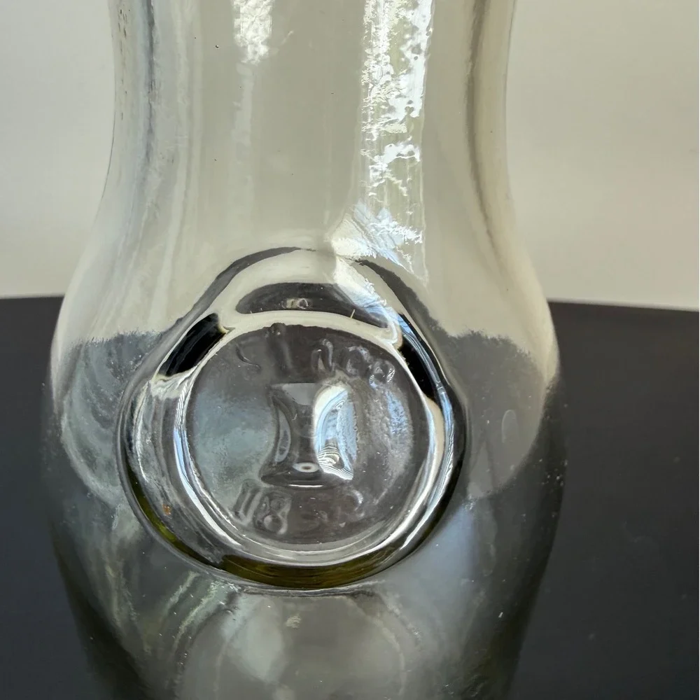 Bormioli Rocco Misura 1 Liter Glass Wine Water Carafe Made in Italy 10.25